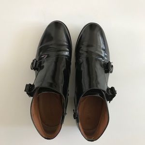 Gentle Souls black patent “Canary” low bootie/8.5